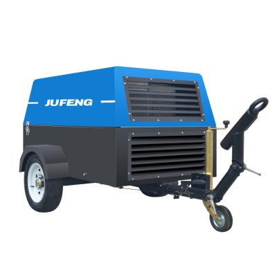 Cina 23kw 85 - 125 Cfm Portable Diesel Air Compressor With Smart Controller in vendita