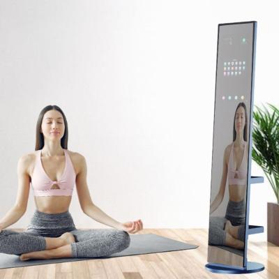 China Gym room/intelligent mirror TV gym sports exercise fitness magic mirror home care yoga with weights for sale