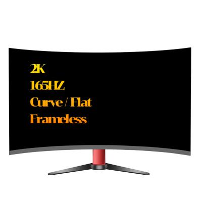 China F328GW Curved 2K165HZ Curved High Speed ​​LED PC Led Panel Screen Computer Curved Monitor for sale