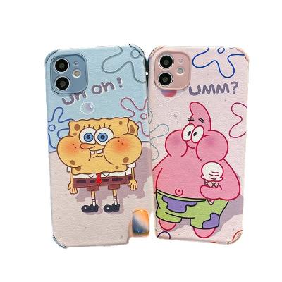 China Anti-drop Ins Four Angles Anti-drop Printing TPU Shockproof Mobile Phone Case For iPhone 12 11 Pro Mini XR Max XS X Max for sale