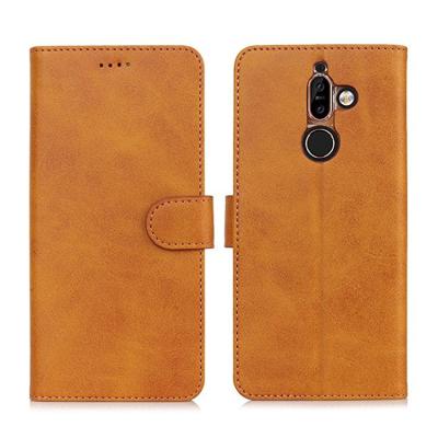 China New Arrival Kickstand Luxury Flip PU Leather Case For Nokia 7 plus for sale