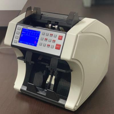 China Multi currency counting and detecting machine with mixed value ND7K hotsell cash counting machine with two pockets currency discriminator for sale