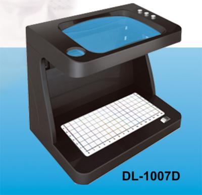 China Multi currency counting and detecting machine with mixed value DL1007 UV, MG, water mark detections money detector machine/automatic money detector/uv light money detector for sale