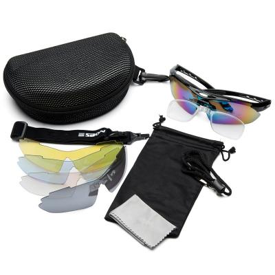 China Outdoor Sports Polarized Glass Sports Recycling Sunglasses With Interchangeable Lenses for sale