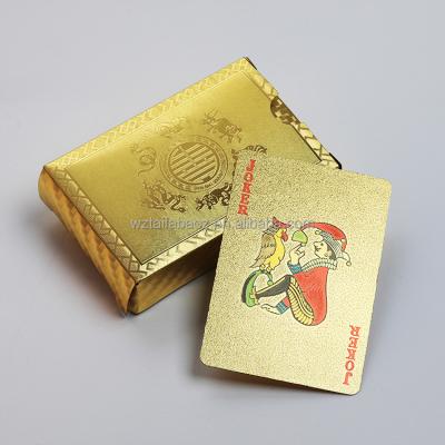 China Entertaiment Playing Cards Custom Logo Printing Paperboard Gold Chinese Zodiac Playing Cards Us Magic Game Poker Card for sale