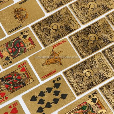 China Entertaiment Playing Cards Free Sample custom adults Entertainment color printing personalized independent golden monster playing card game for adults for sale