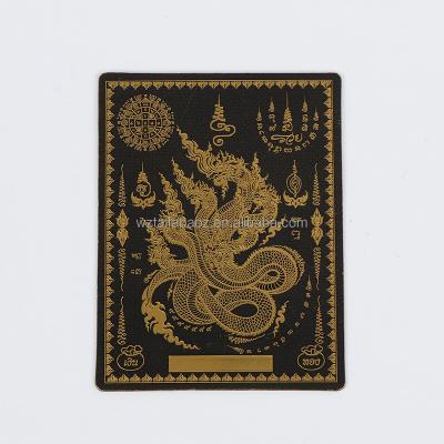 China Entertaiment Playing Cards Best Quality Buddha Statue Picture Gold Plated Pet Material Buddha Cards for sale