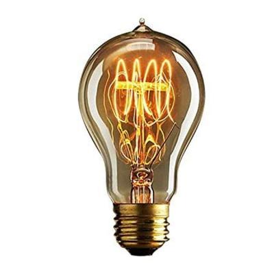 China Dimmable Edison Bulb 60Watt, Vintage Light Bulb, Dimmable Squirrel Cage Filament Edison Light Bulb for Decorative Home Lighting Fixtures for sale