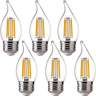 China Dimmable 60 Watt Equivalent Led Chandelier Bulb, Dimmable Candle Led Bulb, Medium Base E26 Led Bulbs for sale