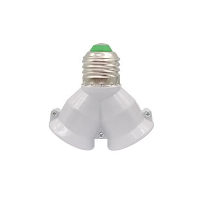 China 2in1light socket splitter for any standard E26E27 screw E26 bulbs socket splitter adapter 2 in 1 bulb socket splitter for LED, CFL and standard bulbs for sale