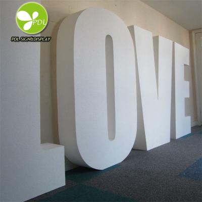 China High Quality Hard And Soft PVC Large Free Standing PVC Alphabet Letters for sale