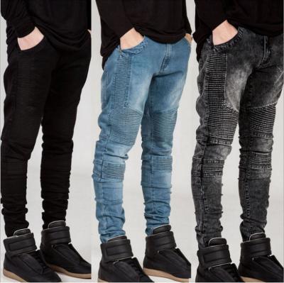 China 2020 QUICK DRY casual men's jeans elasticity pants men's winter sale warm slim fit fashion pants latest for sale