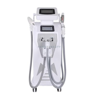 China 360 Hair Removal Optical System 3 In 1 IPL Removable Lifting OPT Hair Removal Laser Tattoo RF Shrink Peeps Permanent Hair Removal Machine for sale