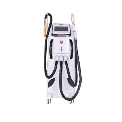 China Pigment Removal 3 IN 1 OPT IPL SHR Laser ND Yag Tattoo Removal RF Facial Lift Skin Tightening Freckle Removing Shrink Pore Hair Removal Machine for sale