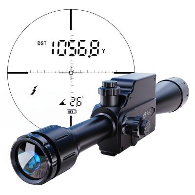 China New Function HYF 6x42 Dual Reticles Optical Rangefinder Hunting Rifle Scope Sight Spotting Riflescope HYF 6x42 for sale