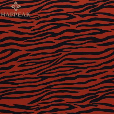 China Low MOQ Waterproof Custom Design Fabric Waterproof Zebra Print Digital Printing Spandex Polyester Fabric For Clothing for sale