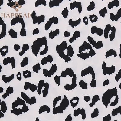 China HAPPEAK Anti-Static 100% Polyester Leopard Low MOQ Printed Fabric Digital Printing Fabric Custom For Down Jacket Fabric for sale