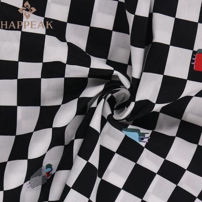 China OEM Custom Cotton Plaid Fabric Cute Cute Checker Poplin Cotton Fabric Shrink-Resistant For Clothing for sale