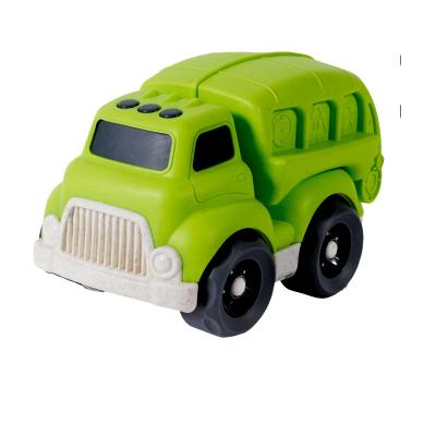 China Ambulance Toy Car 21*12*16.5 Police Car Fire Engine Truck Mixer Truck Waste Dump Straw Safe Toys Portable Wheat Construction for sale