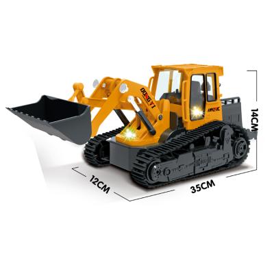 China RC Model 6-Way Stunt Engineering Vehicle Remote Control Bulldozer for sale