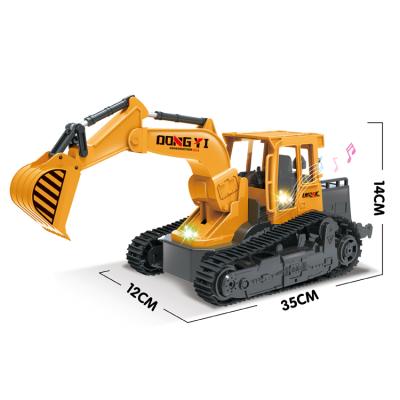 China RC Model 6-Way Stunt Engineering Vehicle Remote Control Excavator for sale