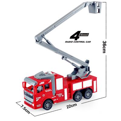 China 1:24 RC Model 4 - Way Stunt Forklift Remote Control Fire Engine for sale