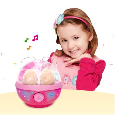 China Plastic Light and Healthy Water Spray Pretend Play Cooking Egg Steamer Kitchen Toy Set for sale