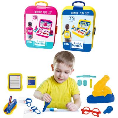 China Portable And Storage Plastic Bag With Pretend Play House Kids Toy Doctor Set Toys for sale