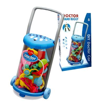 China Plastic Trolley Case with Doctor Set Toys from Children's Toy Play House Pretend Play for sale