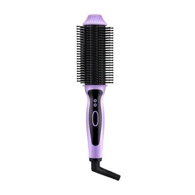 China Wenzhou Nondisposable SHENYUAN Heated Hot Brush Straightener Professional Rotating Hair Straightening Brush for sale