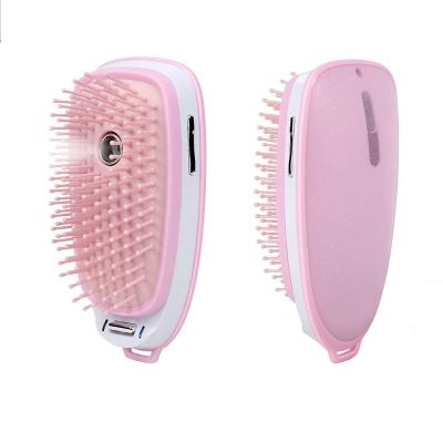 China Ionic function to choose portable easy shine ionic brush travel brush detachable vibration massage for sale