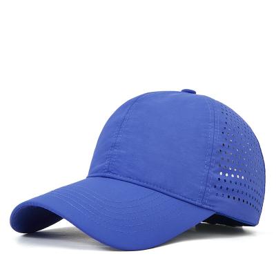 China Breathable & Waterproof OEM Custom 6 Panel Waterproof Fitted Baseball Cap Closed Back Fitted Dad Hat for sale