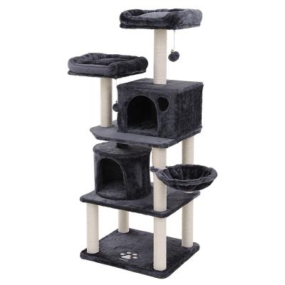 China Sustainable Cat Pet Toy Tree Online Large Designed Housing Cat Tree House Heavy Duty Purchase Activity for sale