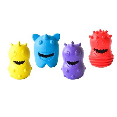 China 2021 Zanies Design Juguetes Para Perro Natural Rubber Dog Treat Toy Intelligent Funny Dog Pet Viable Indestructible Toys for sale