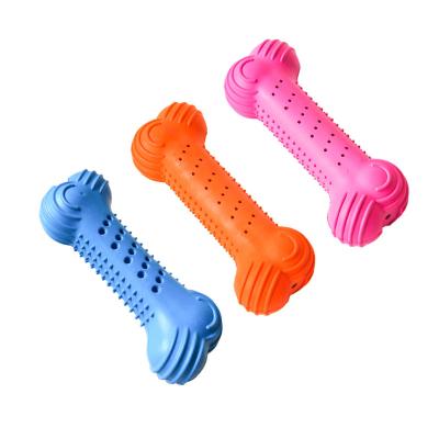 China Summer Toy Soft Natural Rubber S M L Cooling Chew Toys Viable Dog Bone Toy for sale