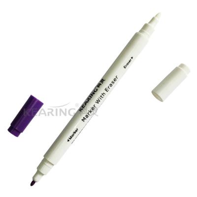 China Kearing color purple air erasable pen with eraser for sewing fabric marking 1.0mm for sale