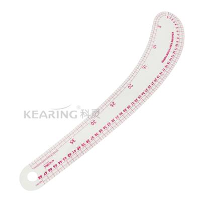 China Garment Kearing 48cm Curve Ruler Fashion Flexible Plastic Sewing Design Vary Shape Curve Ruler for sale