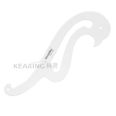 China Kearing Curve PM1316 Fashion Design Hard Plastic French Acrylic Plastic Curve Ruler for sale