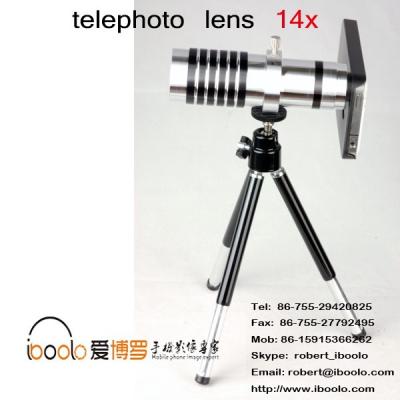 China Optical glass-glass lens! ! ! Smart Phone Accessories 14x Telescope Lens For Mobile Phone for sale