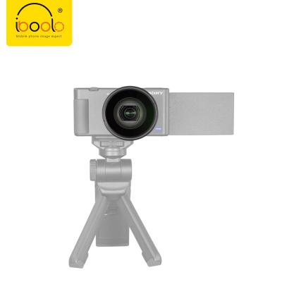 China Blue Camera Accessories Multi-layer Coating IBOOLO OEM/ODM Interchangeable 140 Degree Wide Angle Lens For SONY ZV-1 for sale