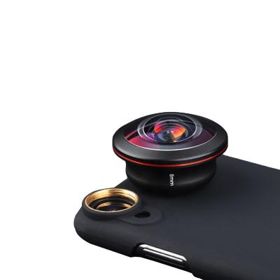 China Portable HD Photographic Full Screen Accessories Phone Camera Lens 238 Degree 8MM PRO Fisheye Lens for sale