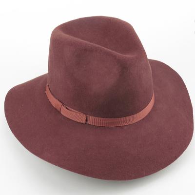 China 100% Character Felt Fedora Hat Fashion Style for sale