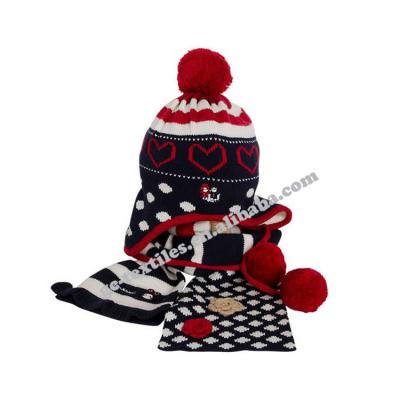 China Wholesale Soft Soft Cashmere Warm Fashion Feeling Cashmere Knit Scarf Glove and Hat Set Winter Set for sale