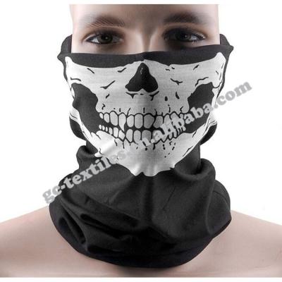 China Skin friendly headwear multifunctional seamless bandana mask skull printing neck tube magic bandana for sale