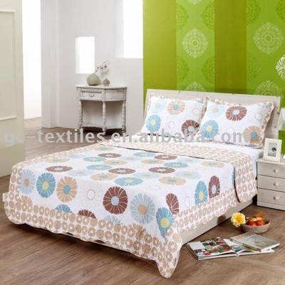 China Soft Hand Feeling Hot Selling Soft Cotton Cozy 100% Cotton Bed Quilt for sale