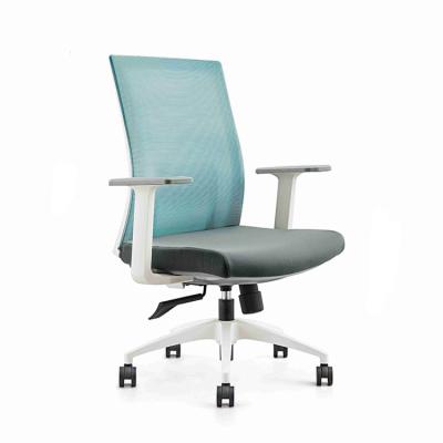 China Wholesale Ergonomic Adjustable Height Adjustable Chair Medium Back Swivel Mesh Office Chair for sale