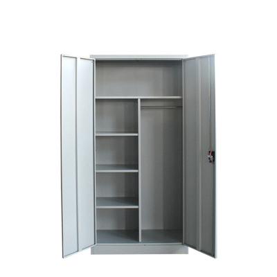 China Modern Hot Sale 2 Door Closet Cabinet Office Furniture Metal Steel Storage File Cabinet for sale