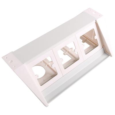 China Contemporary Hot Sale Product Furniture Parts ABS Plastic White Cable Tray for sale