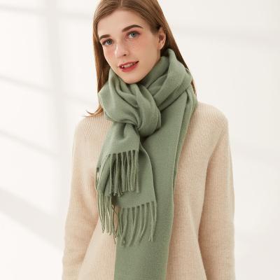 China 2022 Female Soft Wind Cashmere Scarf Solid Color Scarf Autumn And Winter New Long Warm Scarf Fashion Shawl for sale