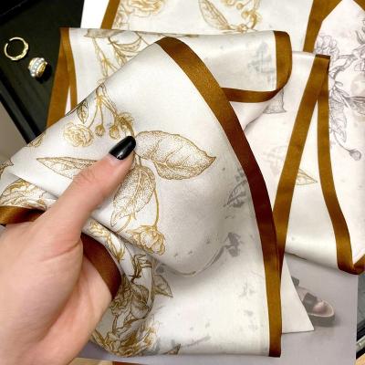 China Summer Fashion CKDH Long Silk Scarf Long and All-match Female Double-Sided Double-Sided Spring Ribbon Narrow Scarf for sale